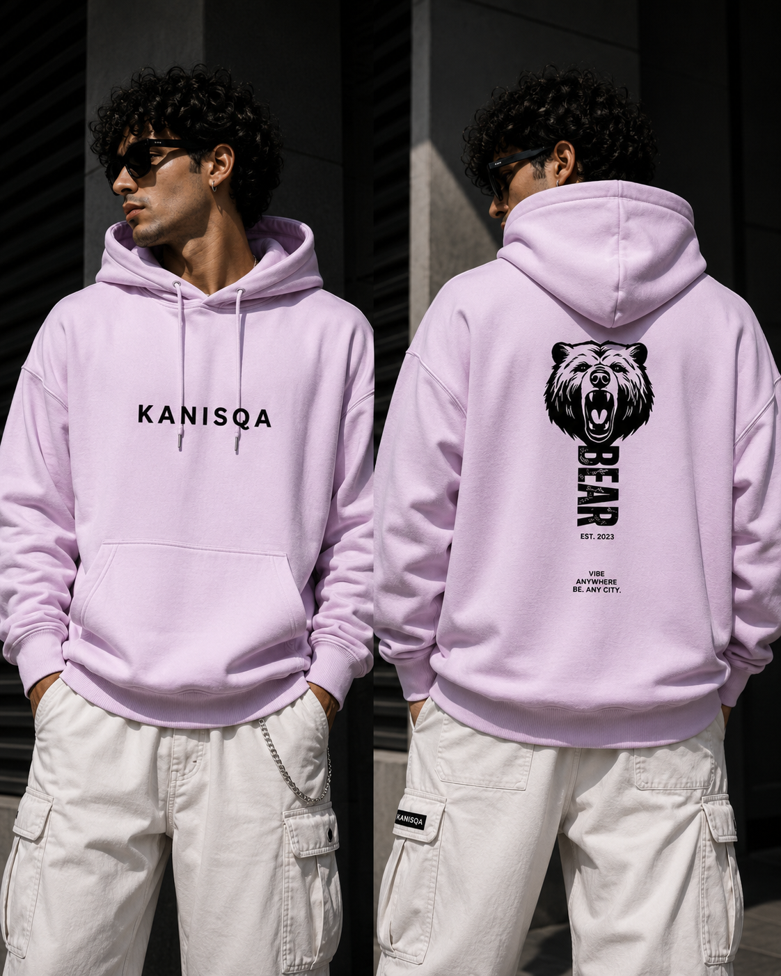 Angry Bear - Unisex Oversized Hoodie