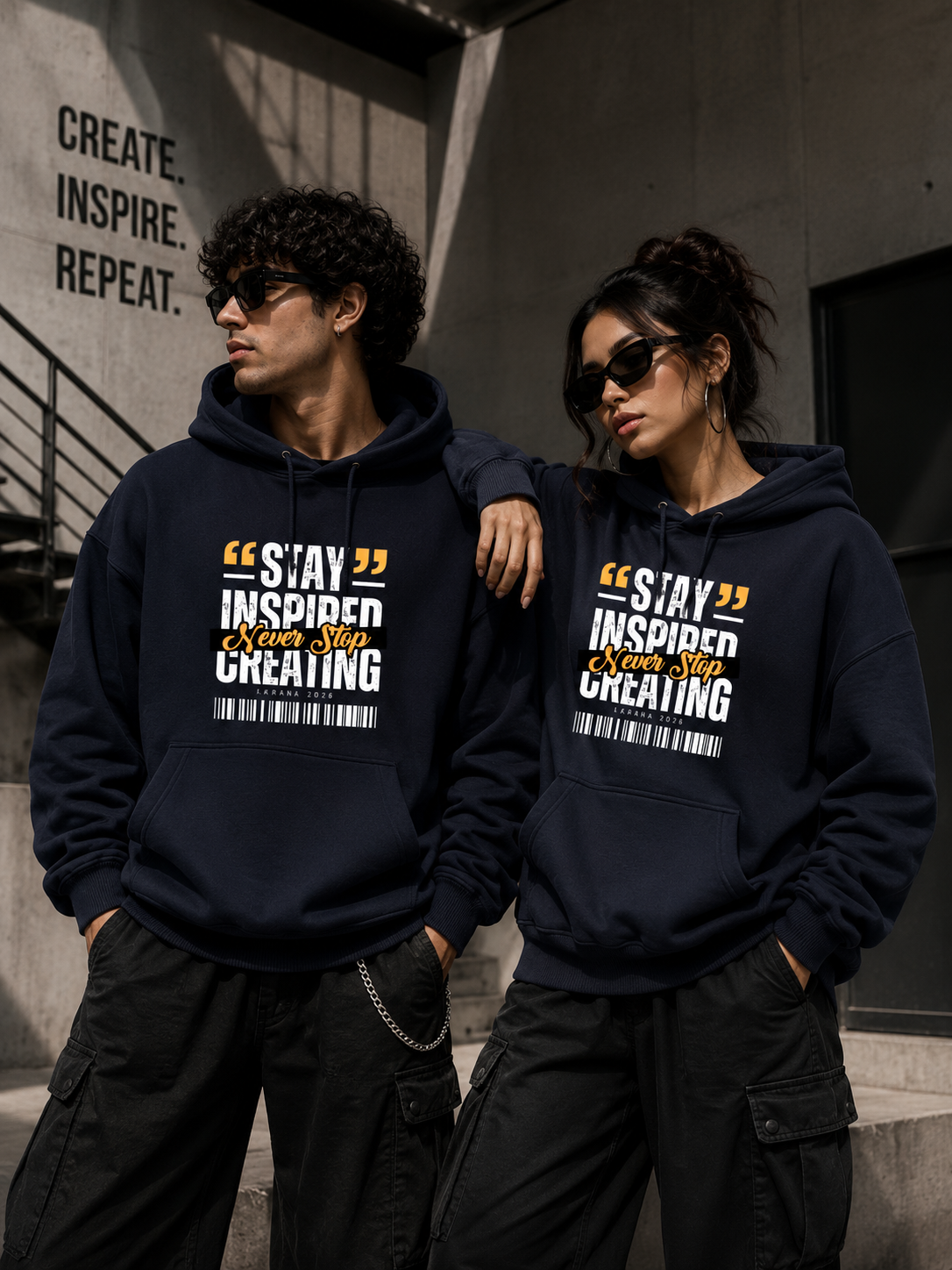 Never Stop - Unisex Oversized Hoodie
